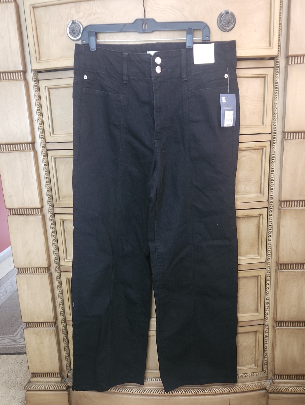 Universal Thread High-Rise Wide Leg Black Jeans